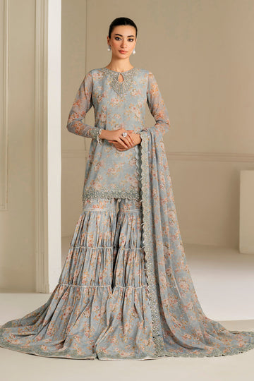 Baroque | Formals Collection | EMBROIDERED CHIFFON UF-4165