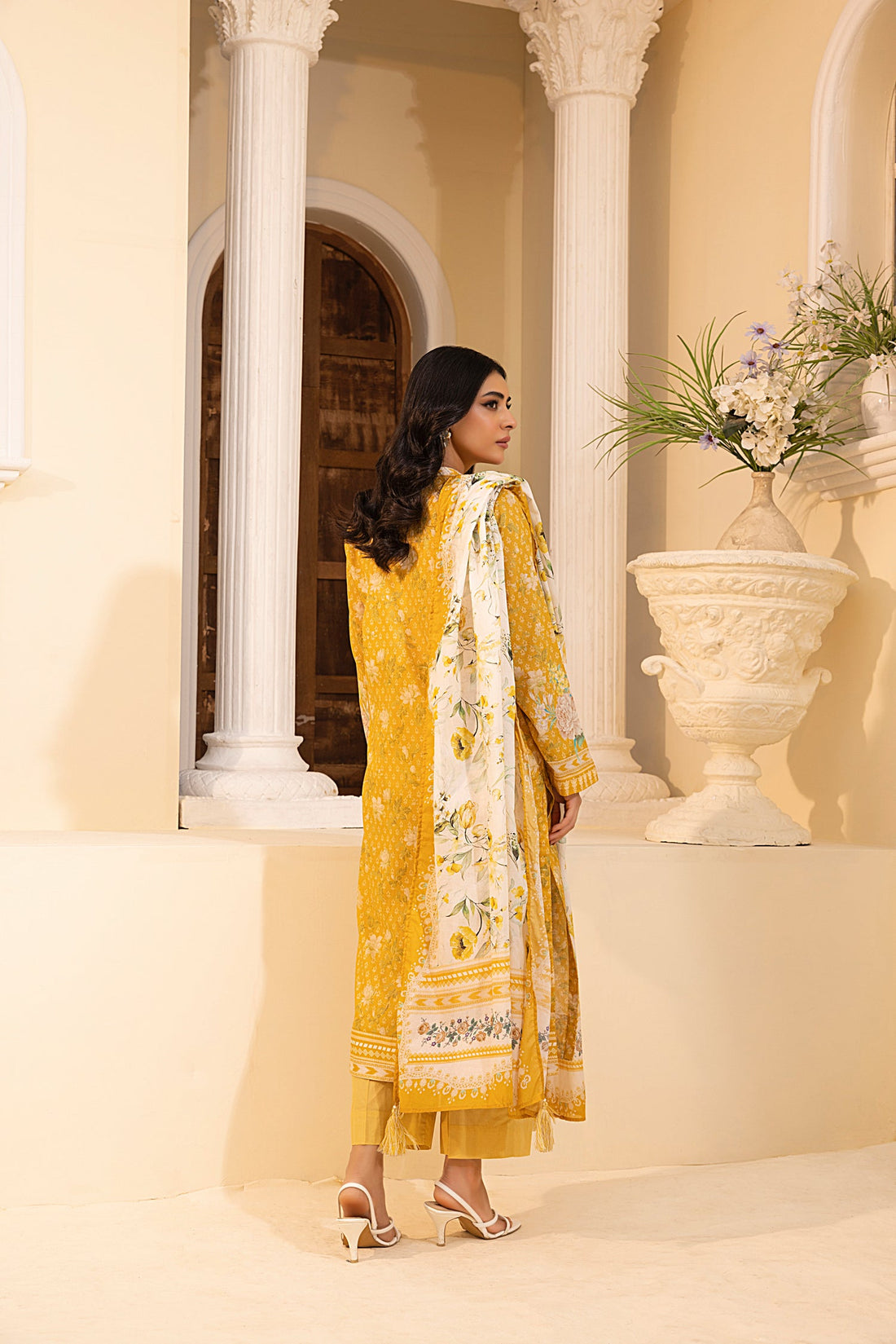 LSM | Embroidered and Printed Lawn | LG-MM-0241