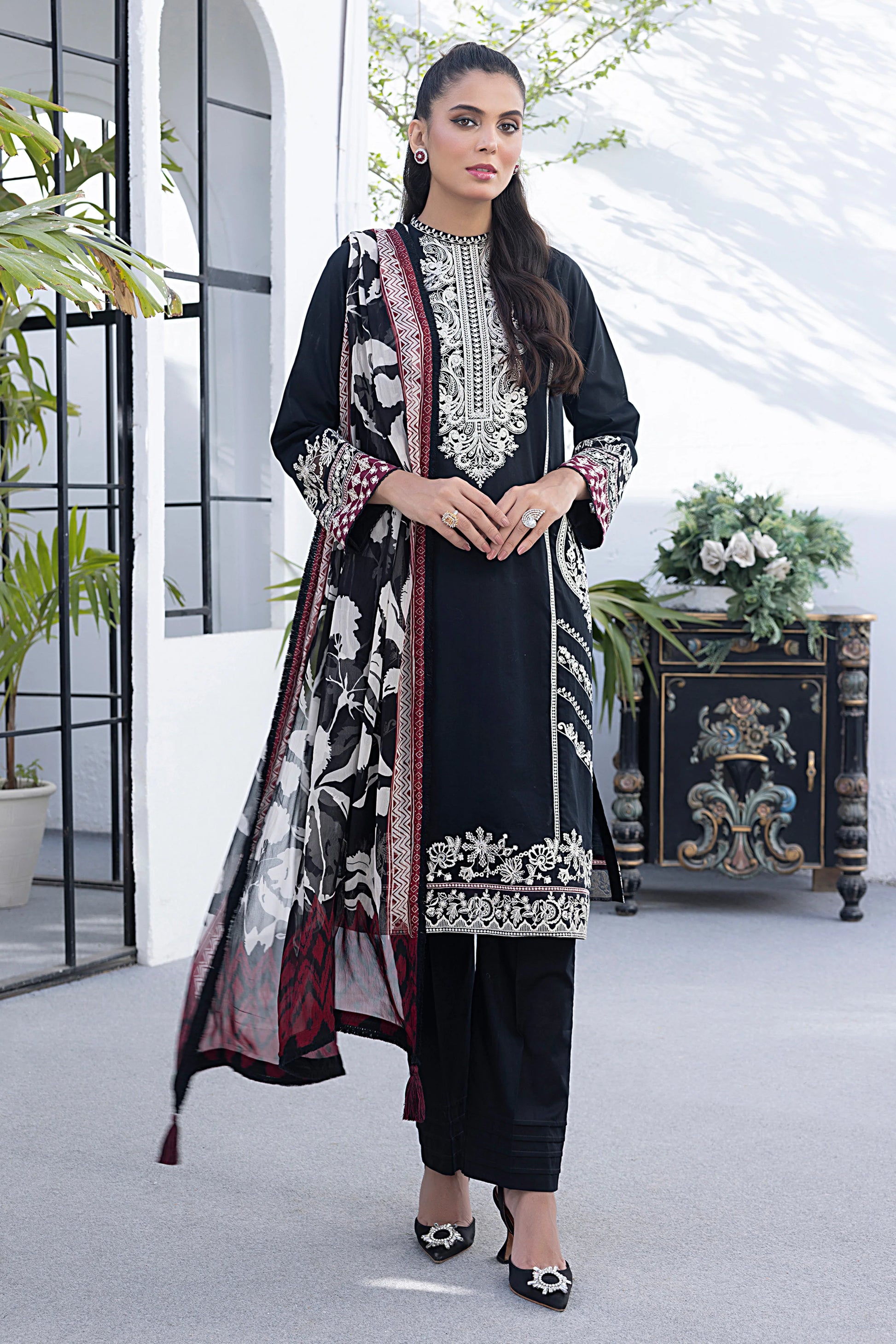 LSM | Spring Embroidered | 0021 - Khanumjan  Pakistani Clothes and Designer Dresses in UK, USA 