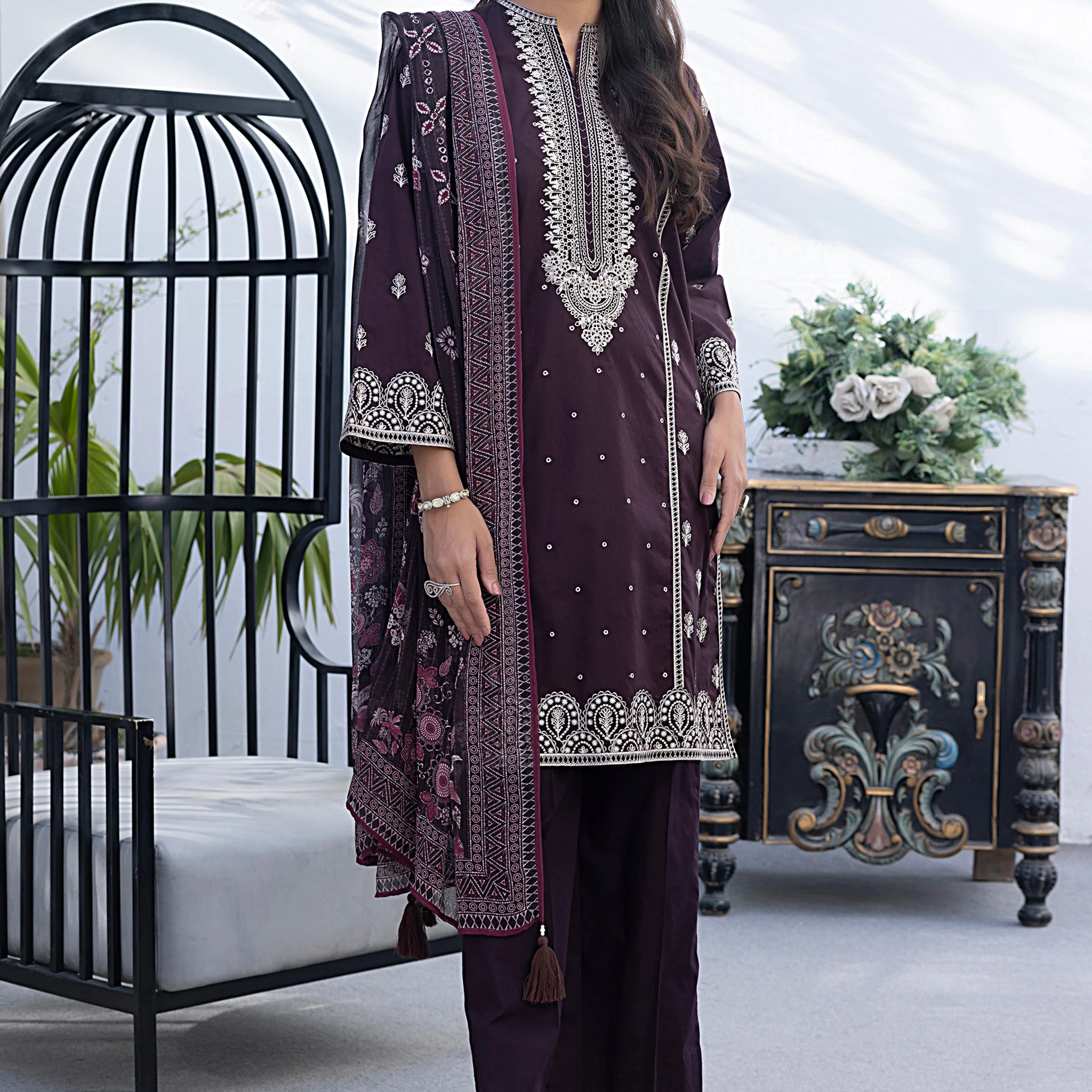 LSM | Spring Embroidered | 0013 - Khanumjan  Pakistani Clothes and Designer Dresses in UK, USA 