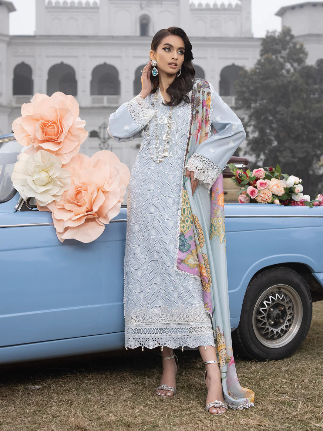 Faiza Faisal | Maya Luxury Lawn | Anja - Khanumjan  Pakistani Clothes and Designer Dresses in UK, USA 