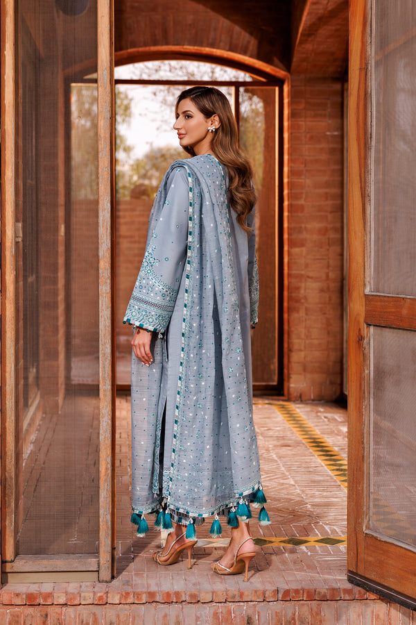 Farasha | Dastoor Embroidered Lawn SS24 | BERYL GREY - Khanumjan  Pakistani Clothes and Designer Dresses in UK, USA 