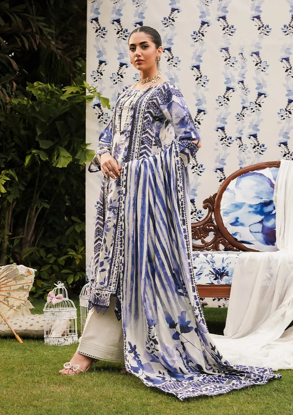 Elaf Premium | Printed Collection 24 | EEP-07A - Shadow Sisters - Khanumjan  Pakistani Clothes and Designer Dresses in UK, USA 