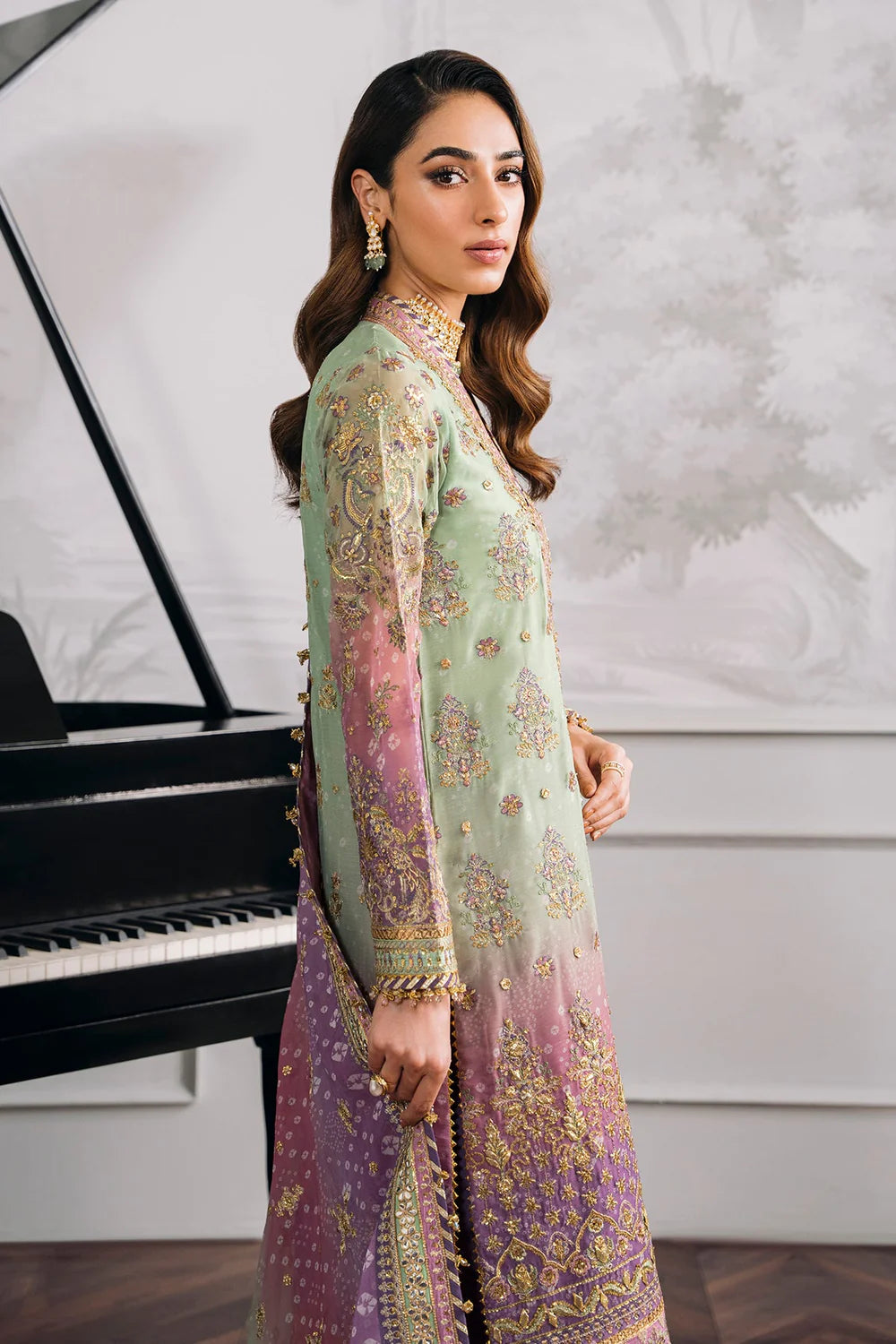 Baroque | Chantelle Embroidered Collection | CH12-08 - Khanumjan  Pakistani Clothes and Designer Dresses in UK, USA 