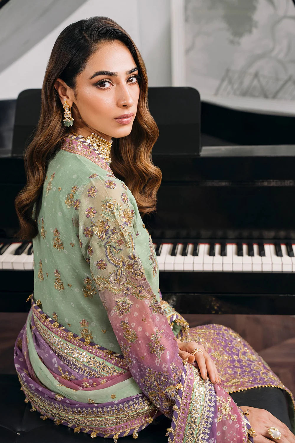 Baroque | Chantelle Embroidered Collection | CH12-08 - Khanumjan  Pakistani Clothes and Designer Dresses in UK, USA 