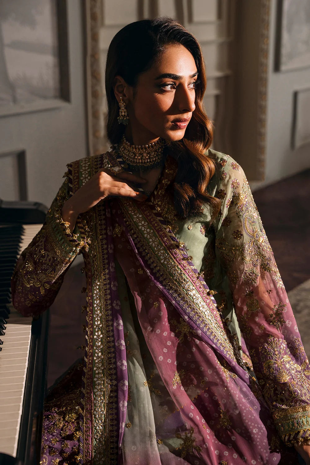 Baroque | Chantelle Embroidered Collection | CH12-08 - Khanumjan  Pakistani Clothes and Designer Dresses in UK, USA 