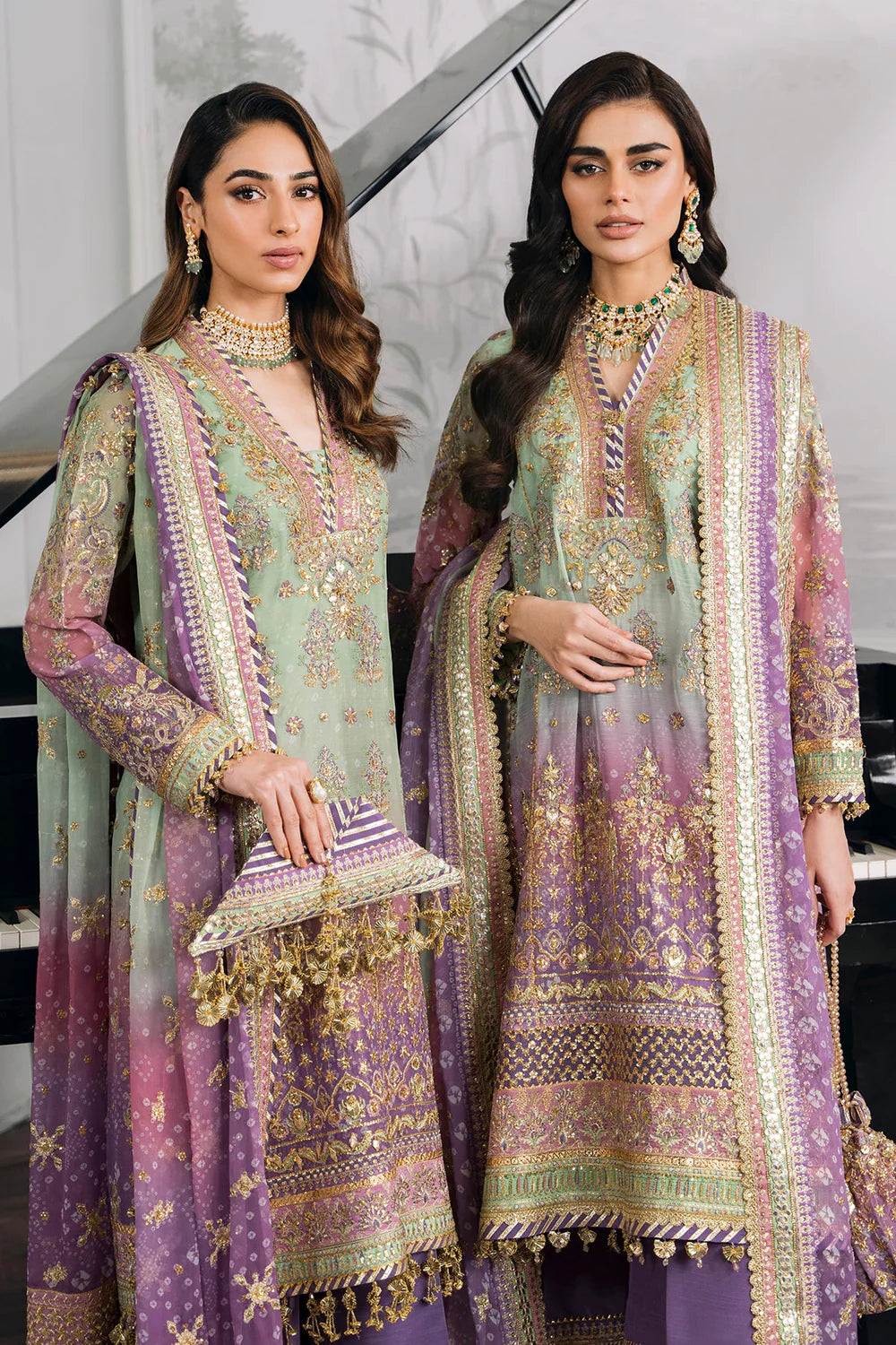 Baroque | Chantelle Embroidered Collection | CH12-08 - Khanumjan  Pakistani Clothes and Designer Dresses in UK, USA 