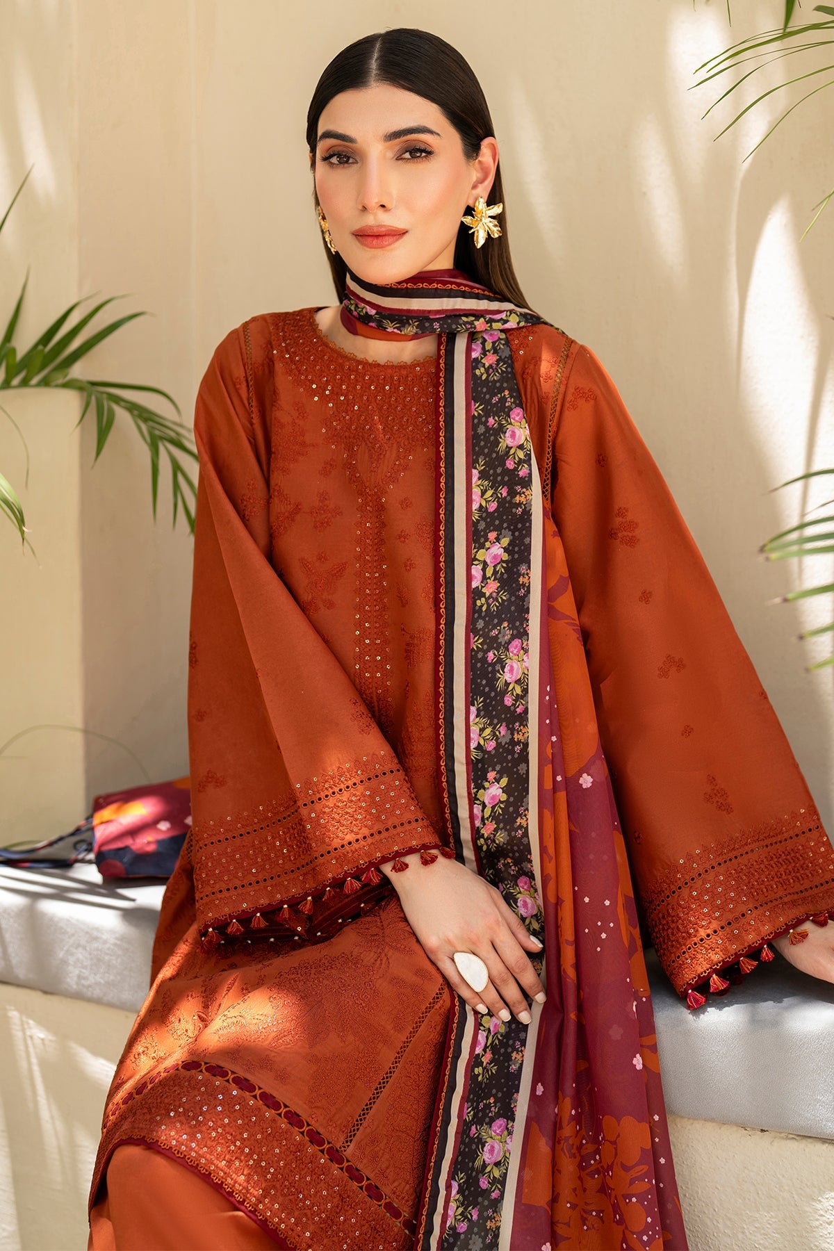 Jazmin | Irish Lawn SS 24 | D5 - Khanumjan  Pakistani Clothes and Designer Dresses in UK, USA 