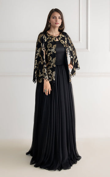 Threads and Motifs | Formal Dresses 25 | Chiffon Embroidered Jacket