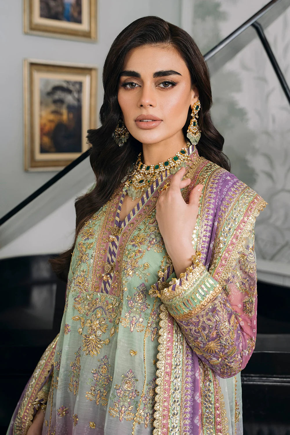 Baroque | Chantelle Embroidered Collection | CH12-08 - Khanumjan  Pakistani Clothes and Designer Dresses in UK, USA 