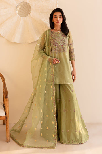 Batik | Zaynur Luxe Pret Edit | Green Cherry