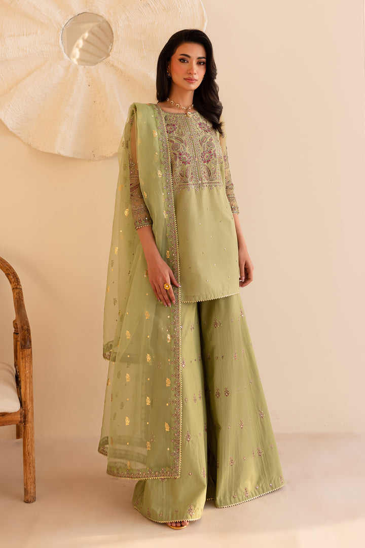 Batik | Zaynur Luxe Pret Edit | Green Cherry