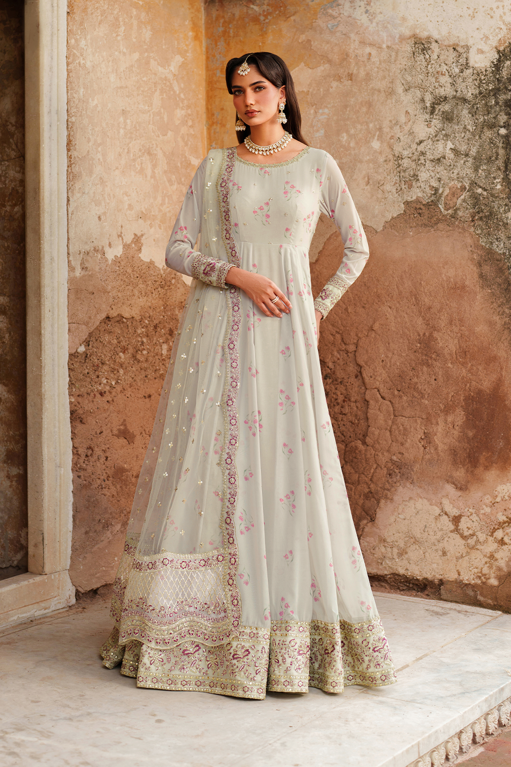 Iznik | Festive Formal | UE-551 Printed Chiffon