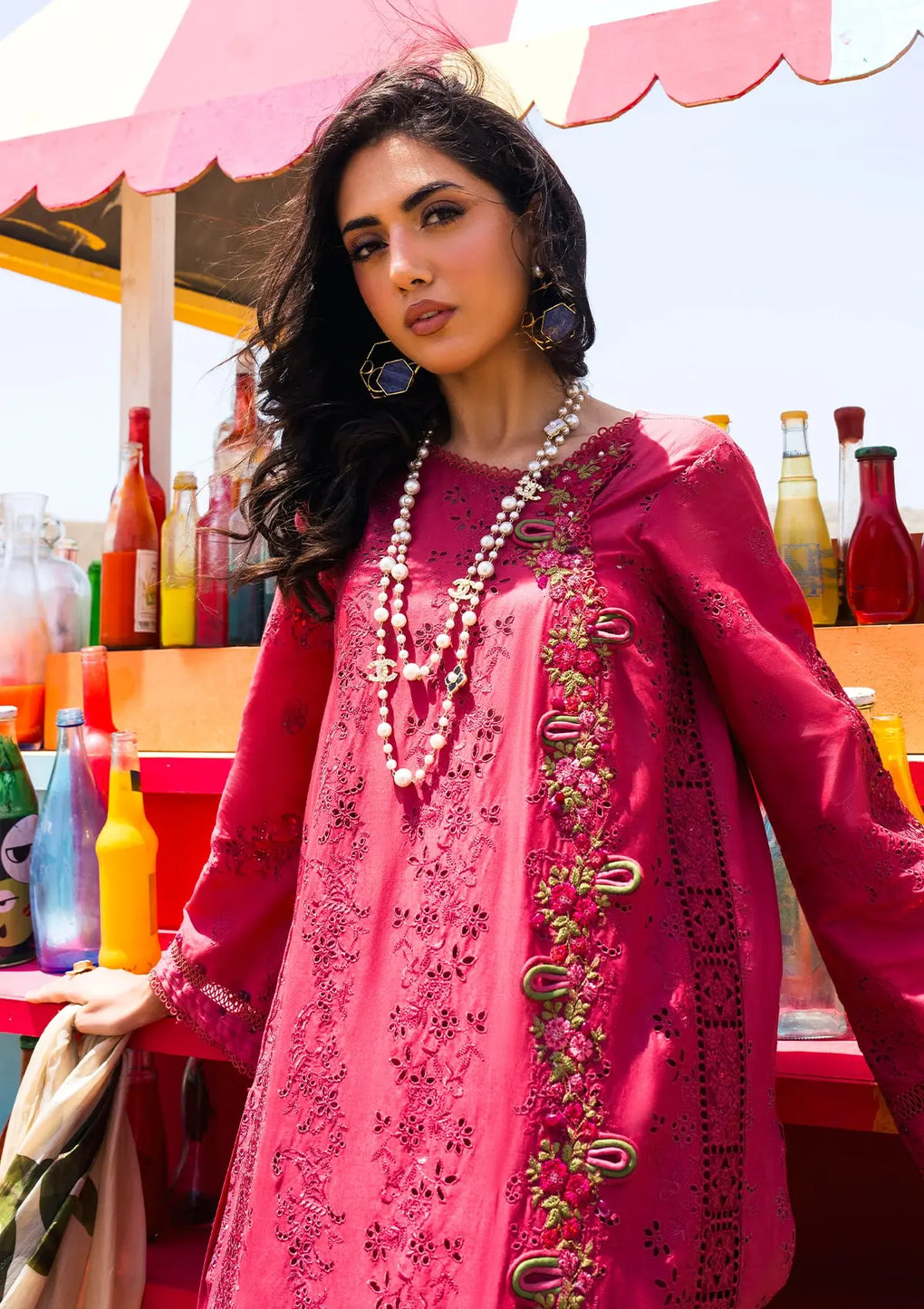 Elaf Premium | Hai Kuch Festive Lawn 24 | EHK-05 Naaz - Khanumjan  Pakistani Clothes and Designer Dresses in UK, USA 