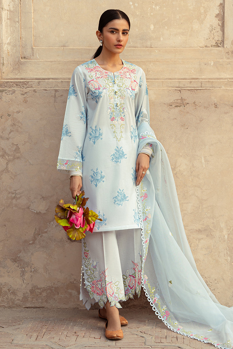 Cross Stitch | Premium Lawn 24 | DAWN MIST - Khanumjan  Pakistani Clothes and Designer Dresses in UK, USA 