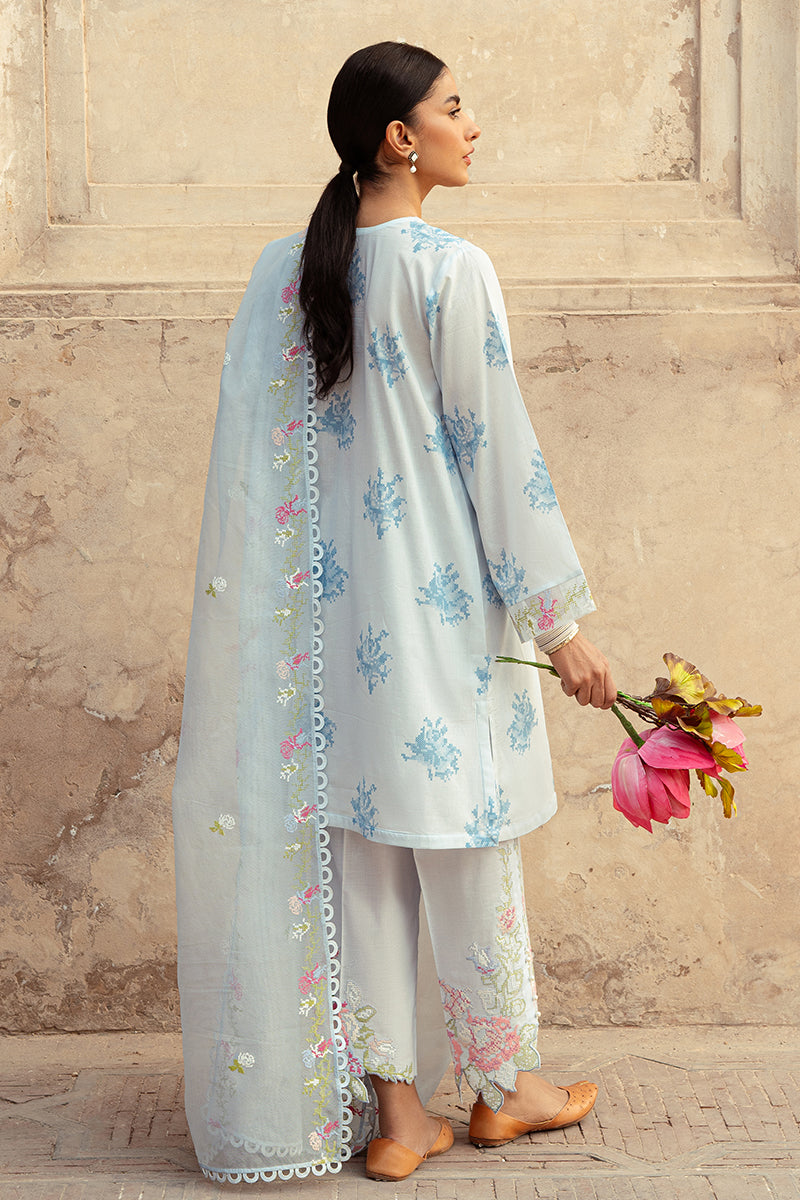 Cross Stitch | Premium Lawn 24 | DAWN MIST - Khanumjan  Pakistani Clothes and Designer Dresses in UK, USA 