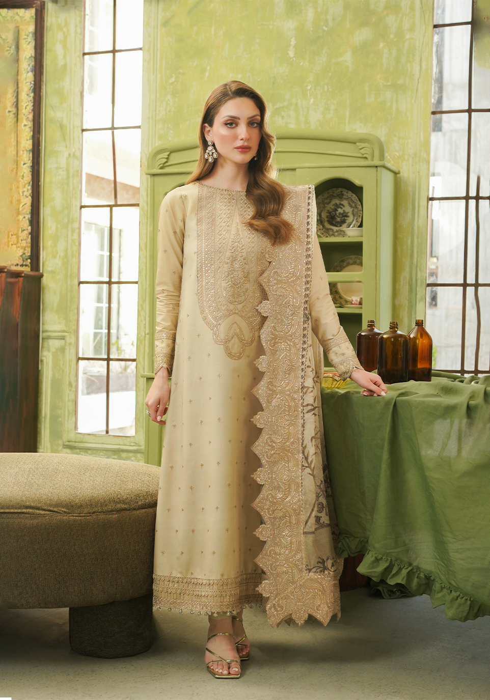 Zarqash | Tresor Luxury Lawn 24 | ZQT 0010 ALISA - Khanumjan  Pakistani Clothes and Designer Dresses in UK, USA 