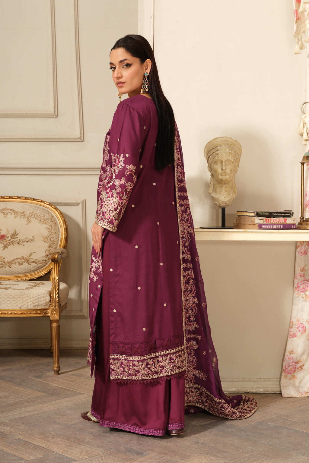 Johra | Silsila Embroidered Viscose | JH-259-SIL