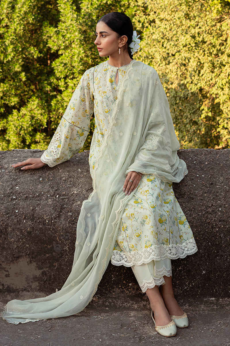 Cross Stitch | Premium Lawn 24 | LIME PRIMROSE - Khanumjan  Pakistani Clothes and Designer Dresses in UK, USA 