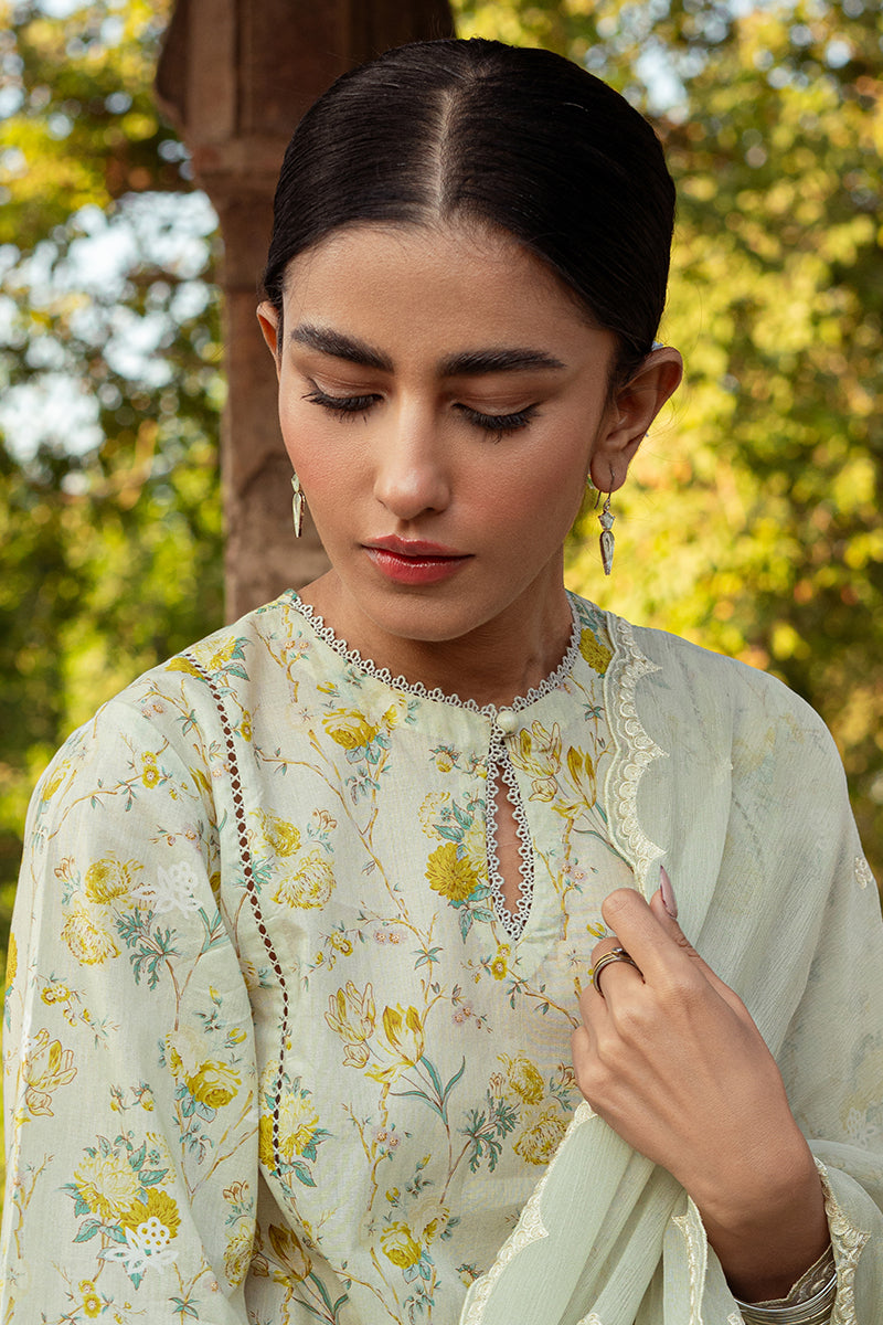 Cross Stitch | Premium Lawn 24 | LIME PRIMROSE - Khanumjan  Pakistani Clothes and Designer Dresses in UK, USA 