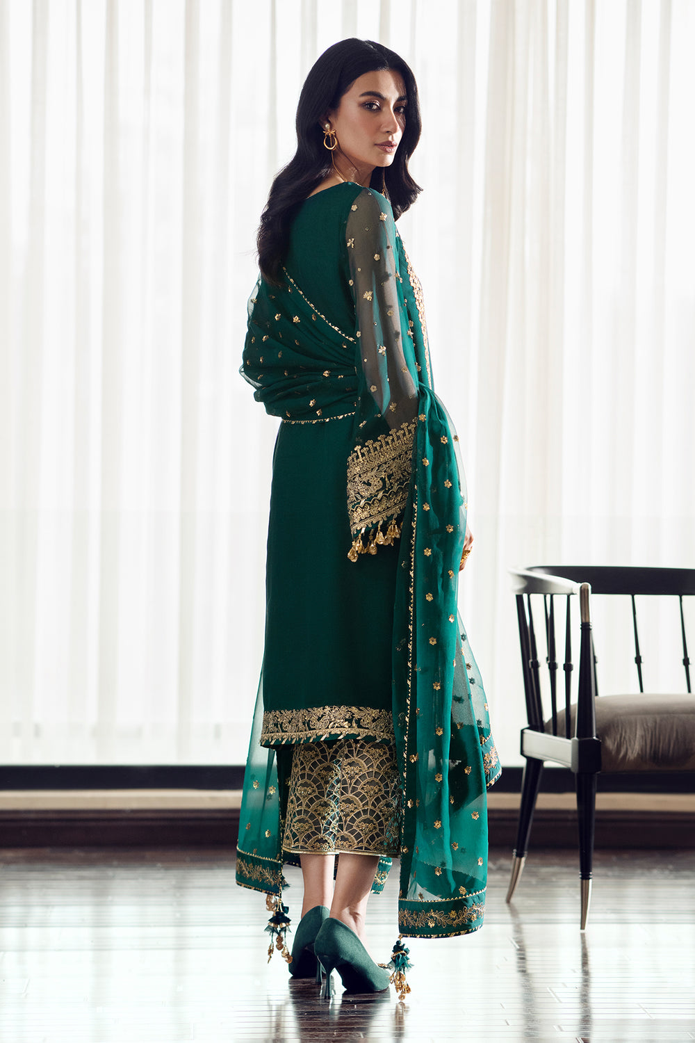 Baroque | Formals Collection | EMBROIDERED CHIFFON UF-505