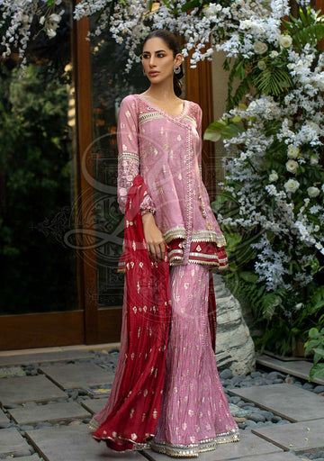 Layla Chatoor | Luxury Pret | Peplum Angrakha Top