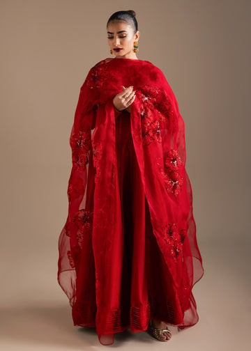Maria Osama Khan | Noir Bliss Luxury Formals | Scarlet Mirage