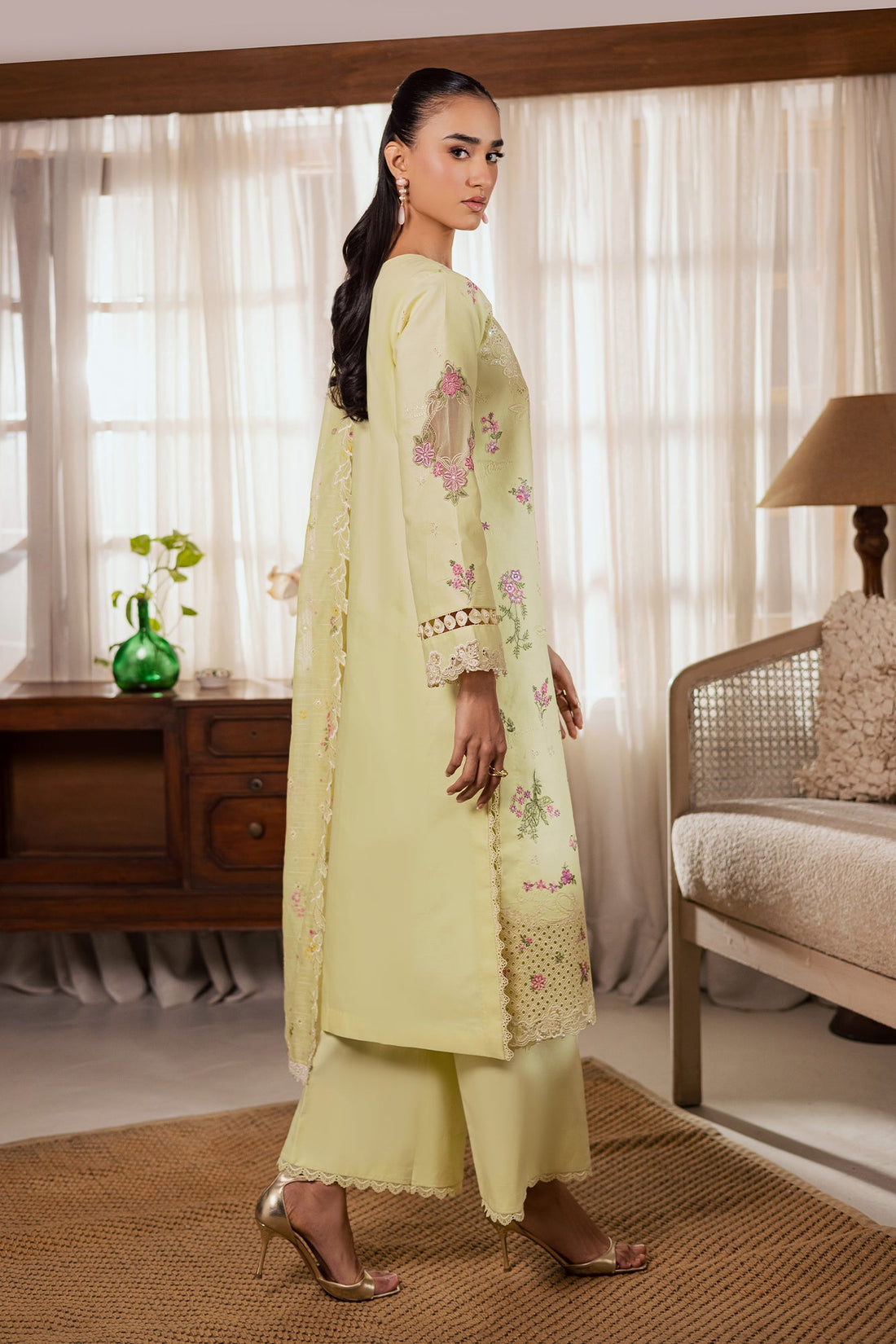 Rajbari | Selene Premium Festive Lawn | Zarif