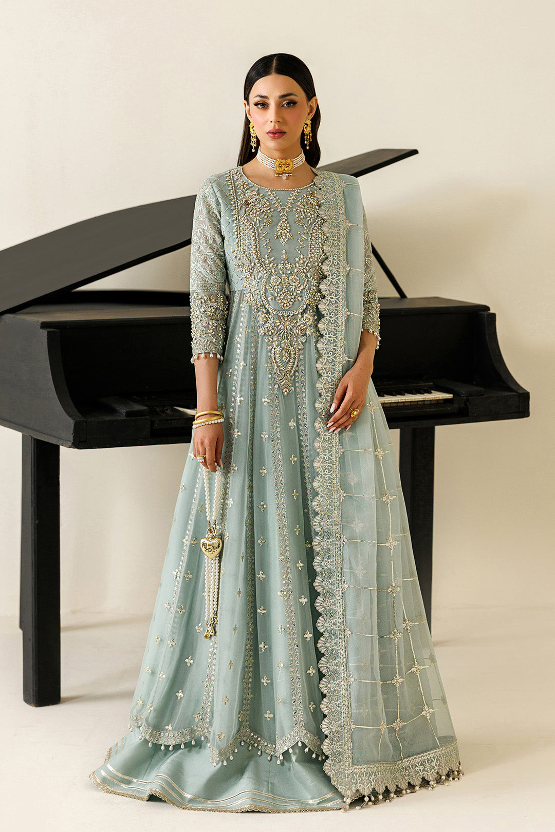 ice blue color dress pakistani Buy | Hit Pakistani Clothes