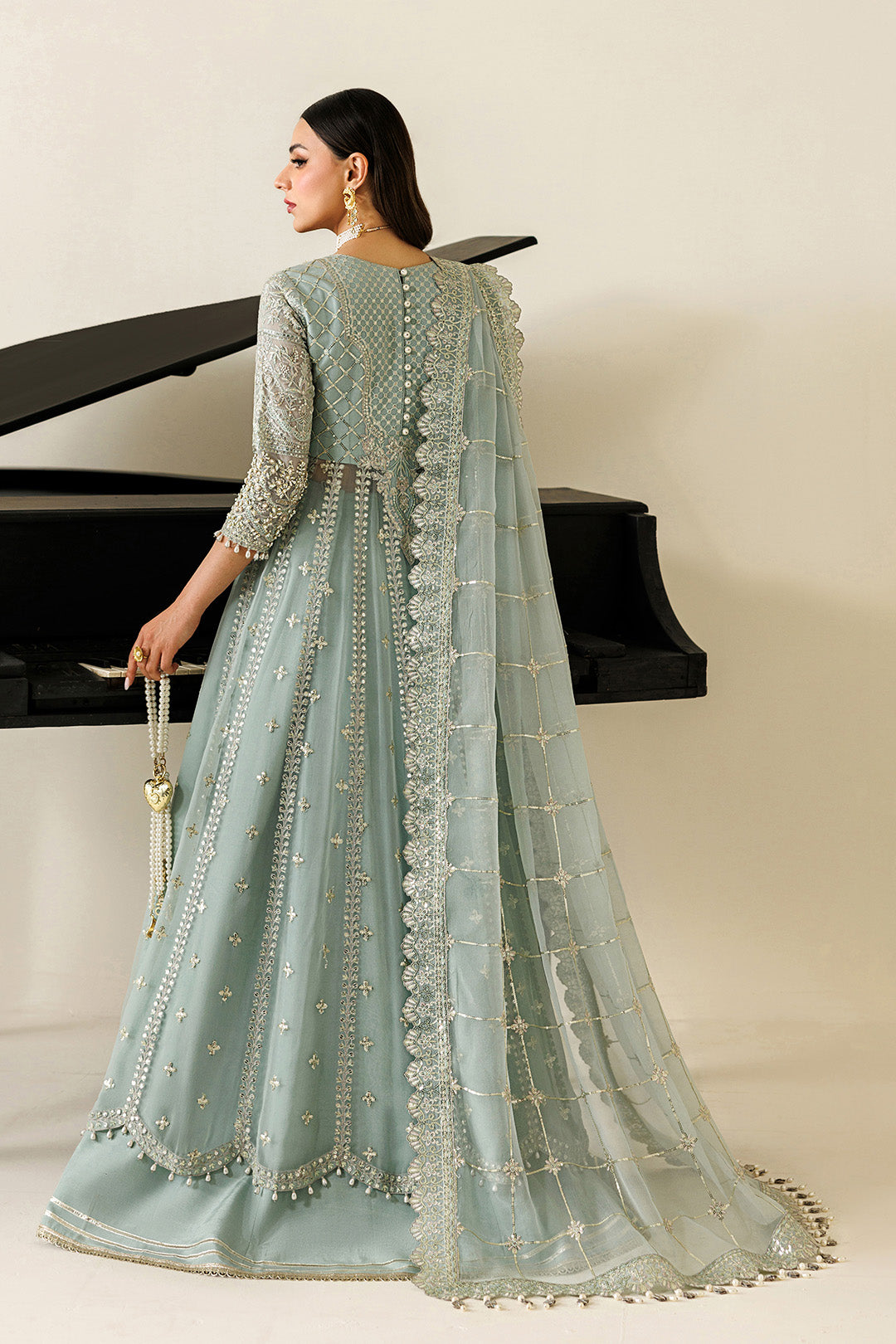 Alizeh | Aymal Luxury Bamber Chiffon | AF-BHM-4070-Sinoor