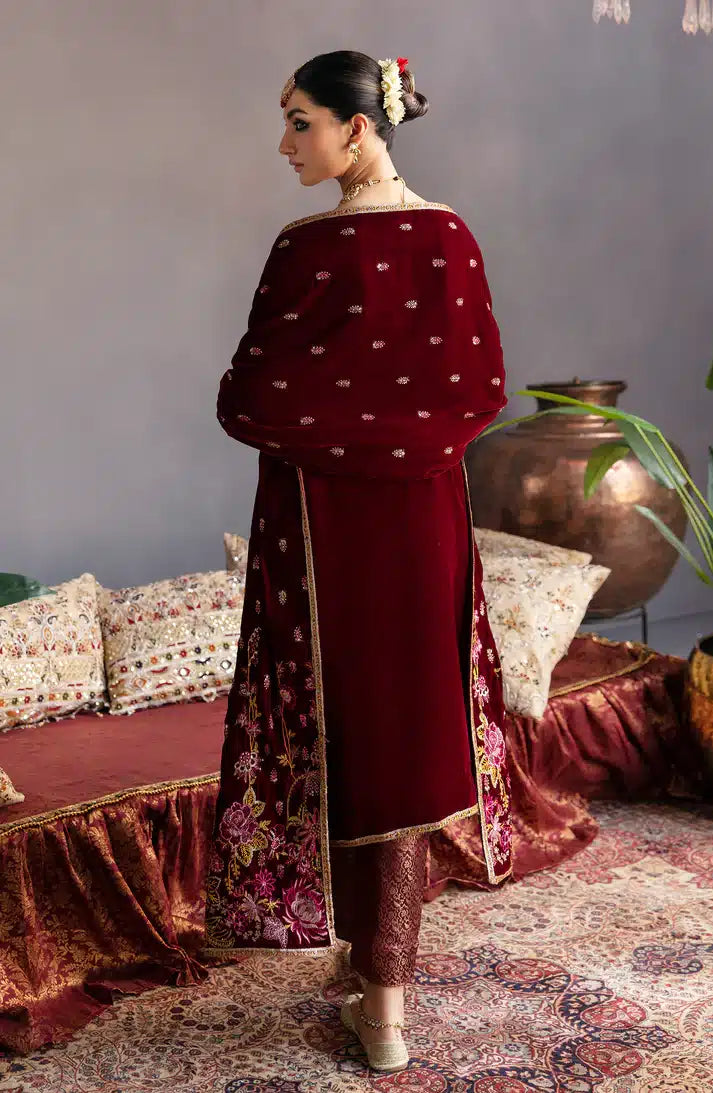 Emaan Adeel | Makhmal Velvet Edition 23 | MK-02 ROSHANAY - Khanumjan  Pakistani Clothes and Designer Dresses in UK, USA 