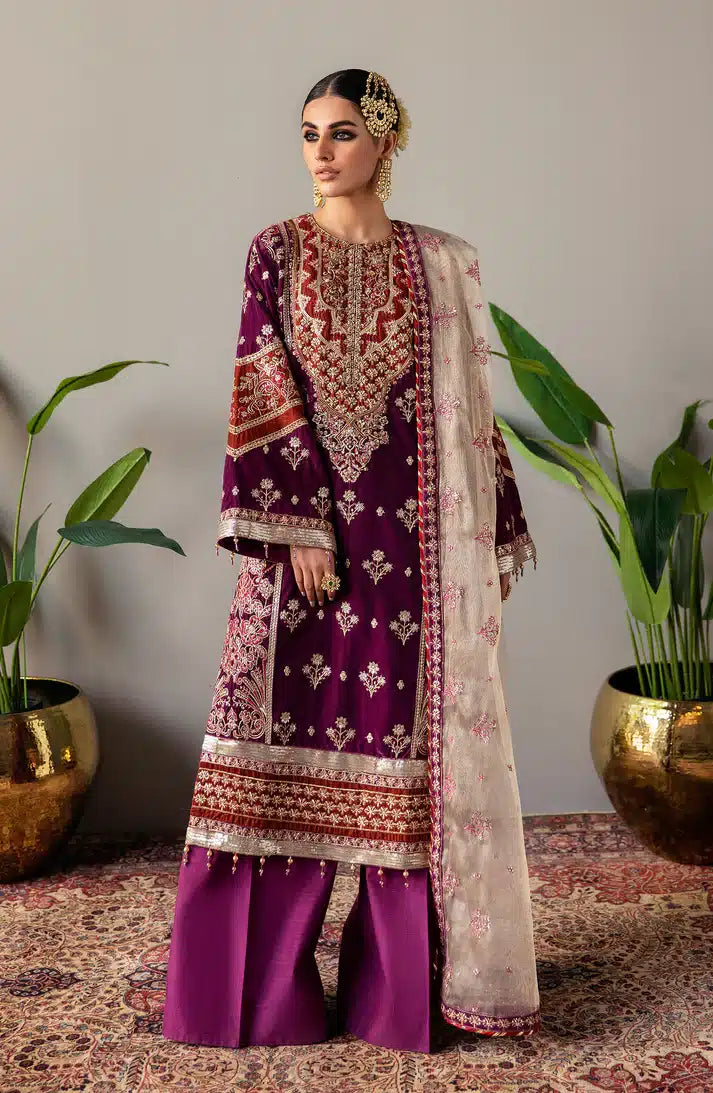 Emaan Adeel | Makhmal Velvet Edition 23 | MK-05 MAHZARA - Khanumjan  Pakistani Clothes and Designer Dresses in UK, USA 