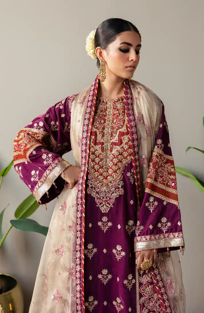 Emaan Adeel | Makhmal Velvet Edition 23 | MK-05 MAHZARA - Khanumjan  Pakistani Clothes and Designer Dresses in UK, USA 