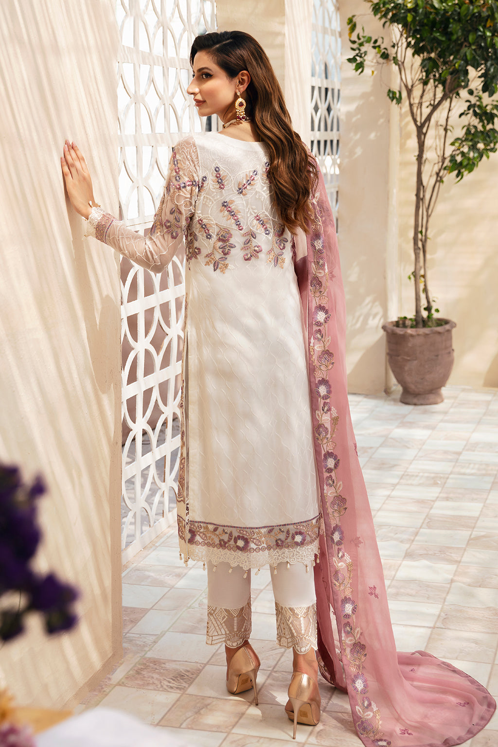 Ramsha | Chevron Chiffon Collection | A-902