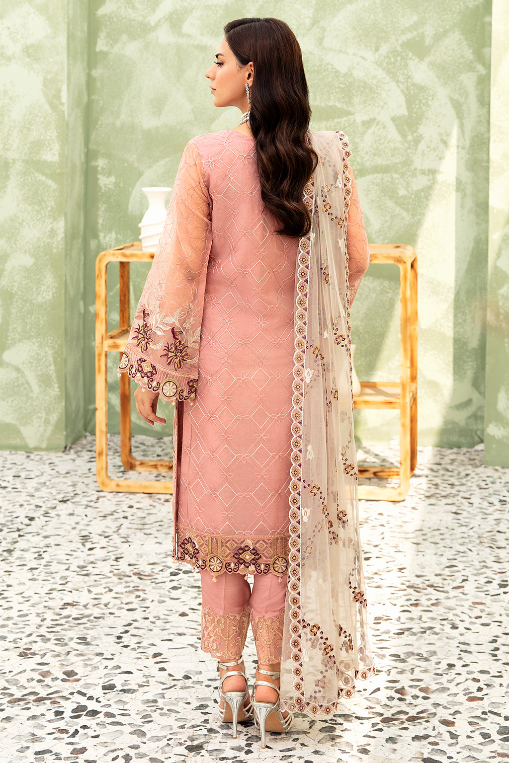 Ramsha | Minhal Organza Collection | M-903 - Khanumjan  Pakistani Clothes and Designer Dresses in UK, USA 