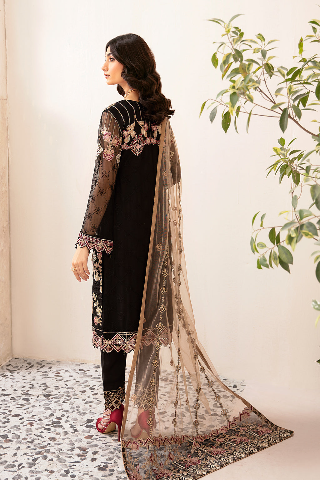 Ramsha | Rangoon Chiffon Collection 24 | D-1204 - Khanumjan  Pakistani Clothes and Designer Dresses in UK, USA 