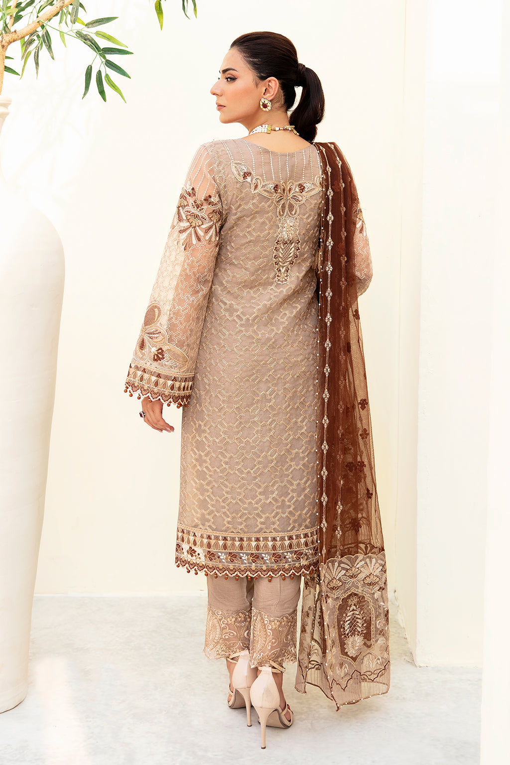 Ramsha | Minhal Organza Collection | M-904 - Khanumjan  Pakistani Clothes and Designer Dresses in UK, USA 