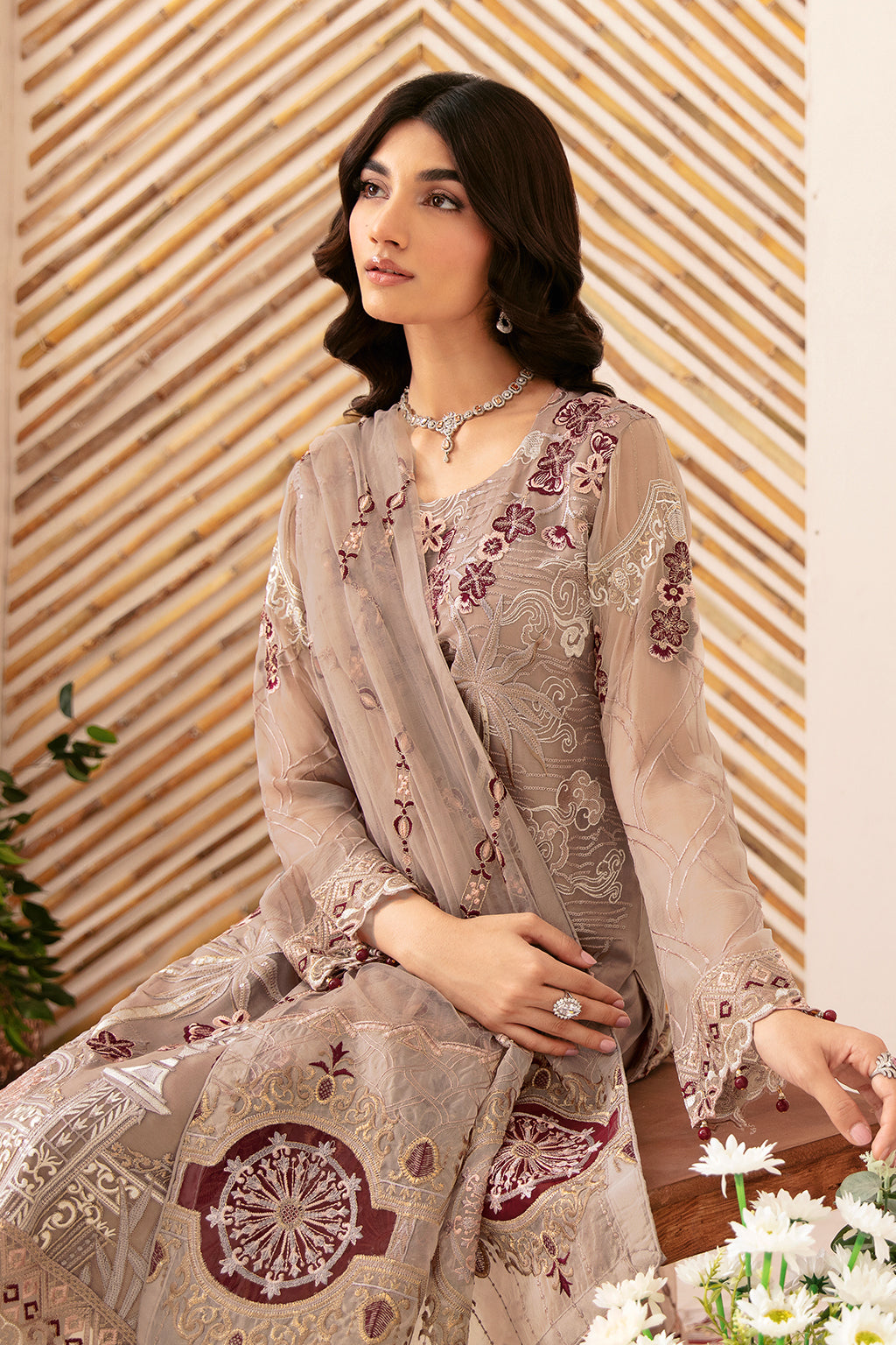 Ramsha | Rangoon Chiffon Collection 24 | D-1206 - Khanumjan  Pakistani Clothes and Designer Dresses in UK, USA 