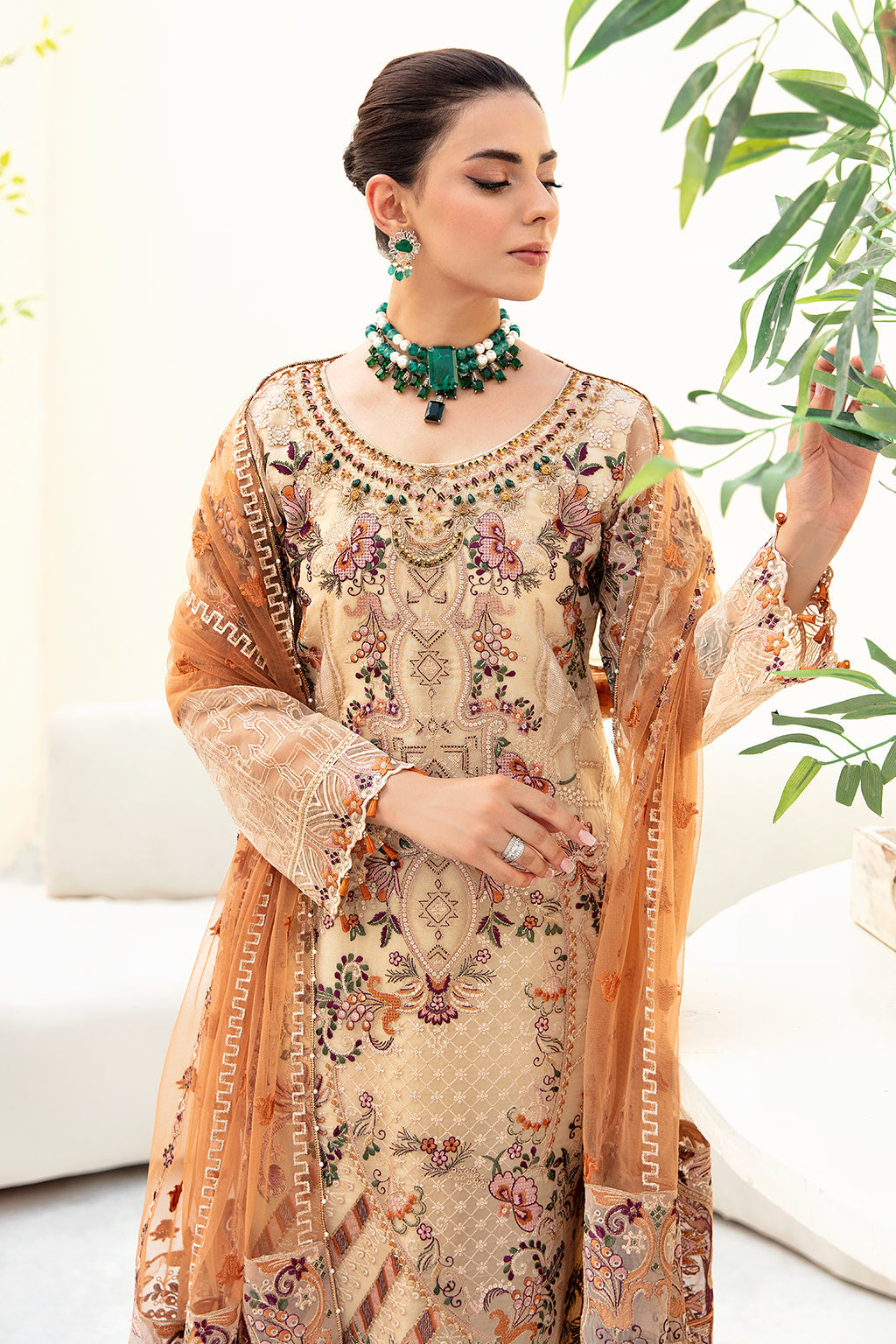 Ramsha | Minhal Organza Collection | M-901 - Khanumjan  Pakistani Clothes and Designer Dresses in UK, USA 