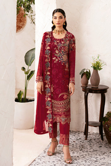 Ramsha | Rangoon Chiffon Collection 24 | D-1205 - Khanumjan  Pakistani Clothes and Designer Dresses in UK, USA 