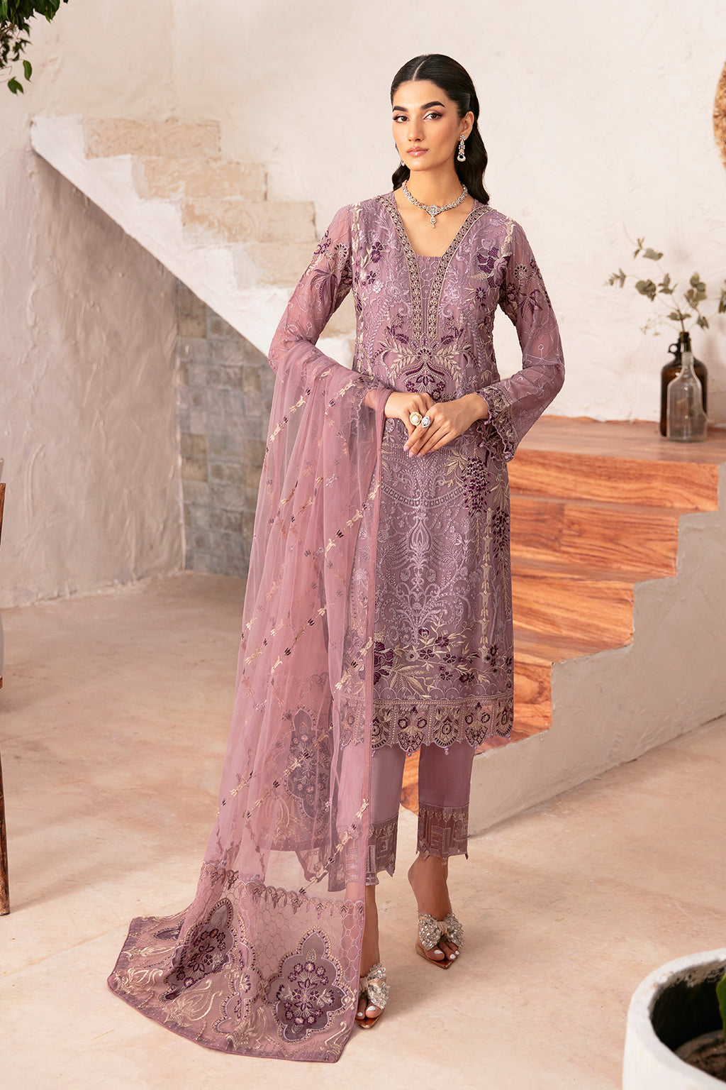 Ramsha | Rangoon Chiffon Collection 24 | D-1208 - Khanumjan  Pakistani Clothes and Designer Dresses in UK, USA 