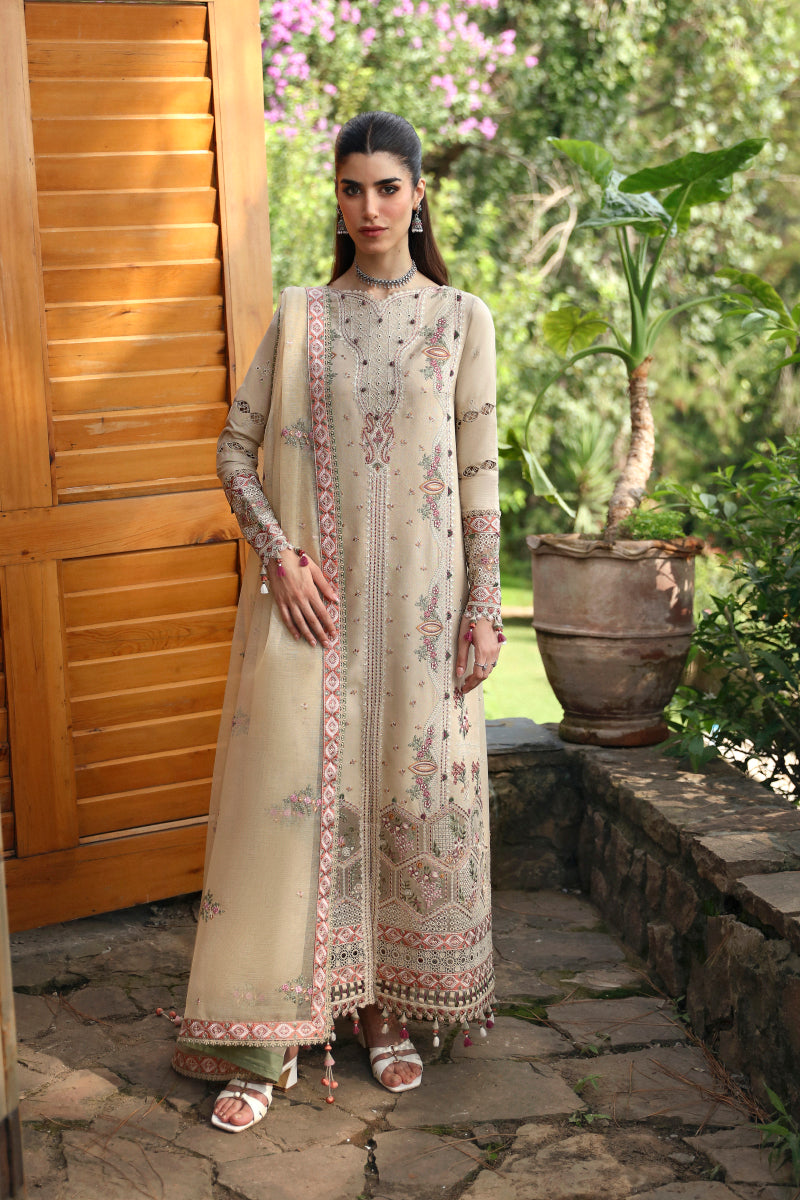 Qalamkar | Qlinekari Linen Collection | LM-11 ZIA