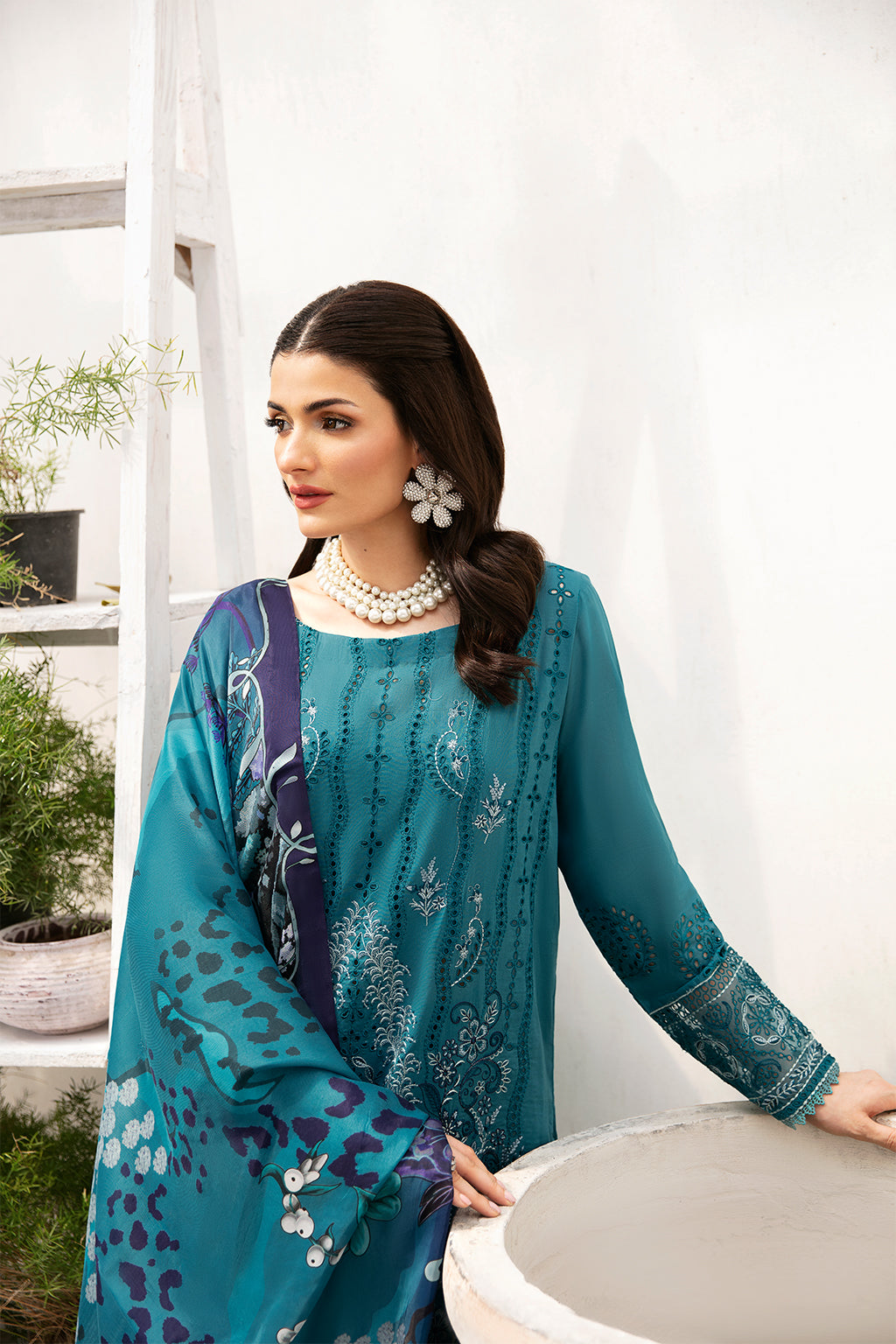 Ramsha | Andaaz Lawn Collection | Z-902 - Khanumjan  Pakistani Clothes and Designer Dresses in UK, USA 