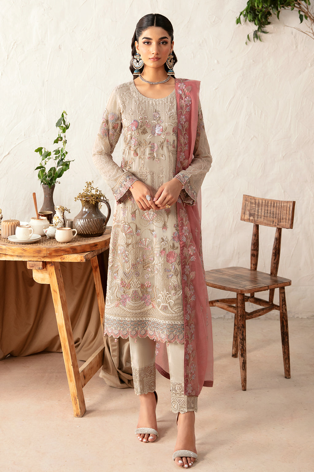 Ramsha | Rangoon Chiffon Collection 24 | D-1212 - Khanumjan  Pakistani Clothes and Designer Dresses in UK, USA 