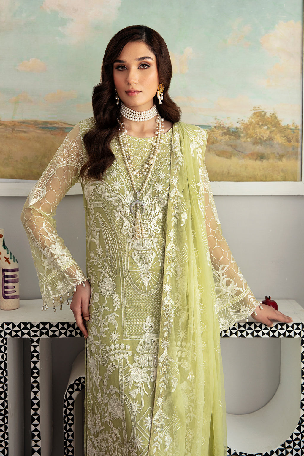 Ramsha | Rangoon Chiffon Collection 24 |D-1105 - Khanumjan  Pakistani Clothes and Designer Dresses in UK, USA 