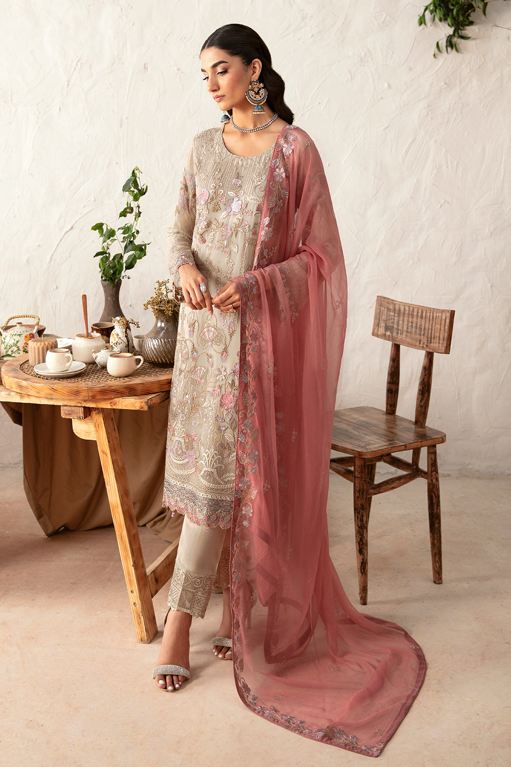 Ramsha | Rangoon Chiffon Collection 24 | D-1212 - Khanumjan  Pakistani Clothes and Designer Dresses in UK, USA 