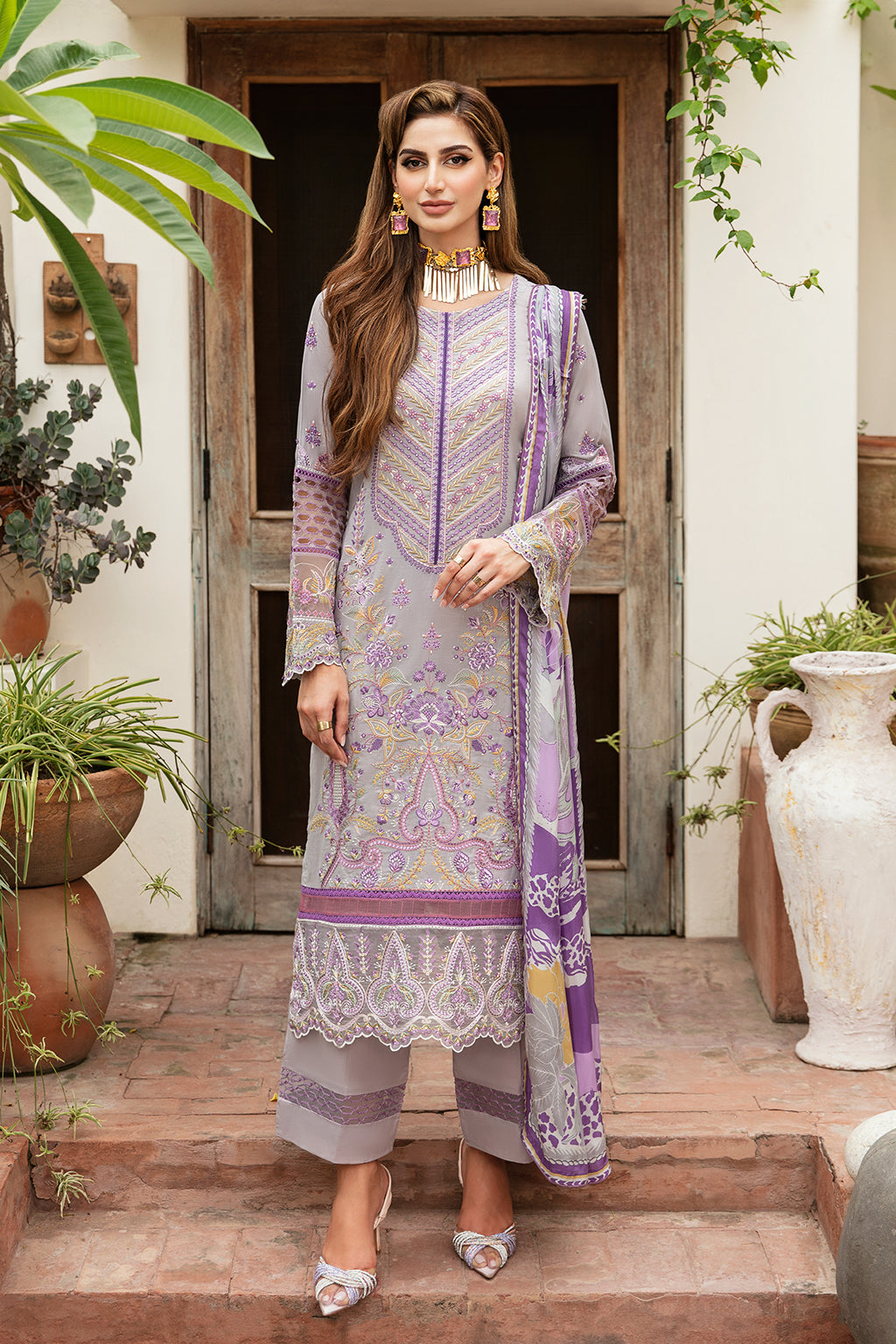 Ramsha | Riwayat Lawn Collection| Y-809 - Khanumjan  Pakistani Clothes and Designer Dresses in UK, USA 