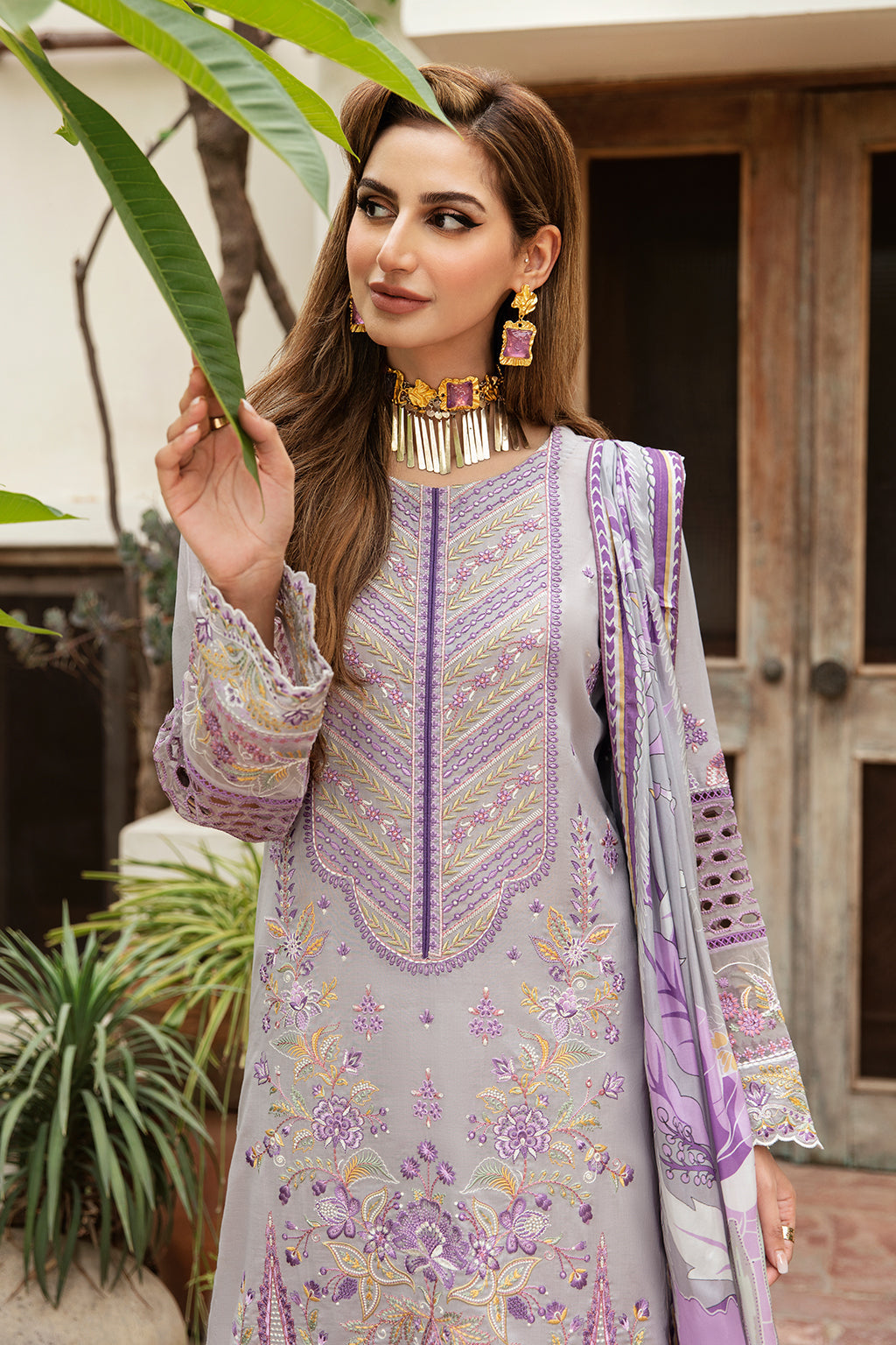 Ramsha | Luxury Lawn 24 | Y-809 - Khanumjan  Pakistani Clothes and Designer Dresses in UK, USA 