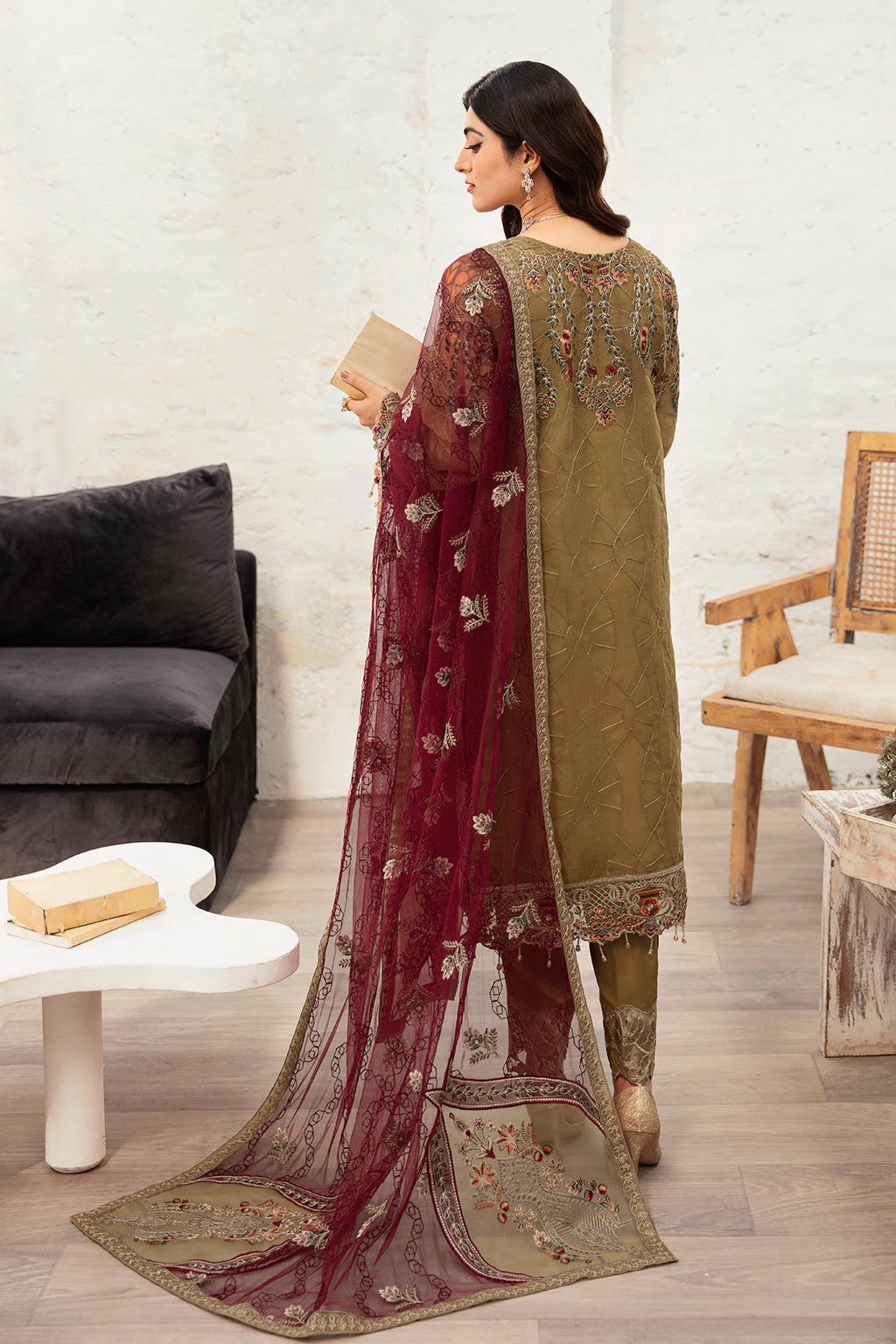 Ramsha | Minhal Organza Collection | M-1010 - Khanumjan  Pakistani Clothes and Designer Dresses in UK, USA 