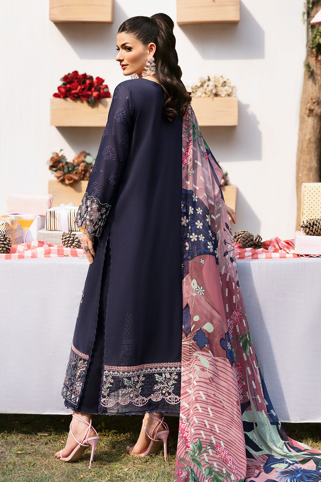 Ramsha | Andaaz Lawn Collection | Z-906 - Khanumjan  Pakistani Clothes and Designer Dresses in UK, USA 